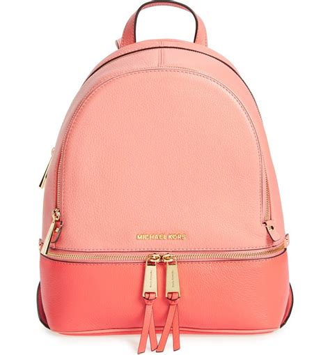 michael kors rhea colorblock backpack|Michael Kors rhea mini.